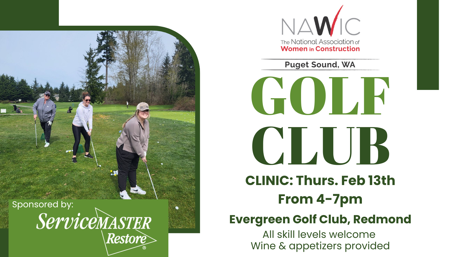 February NAWIC Puget Sound Golf Club | NAWIC Puget Sound